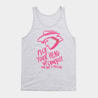 Pick Your Head Up - Pink Tank Top